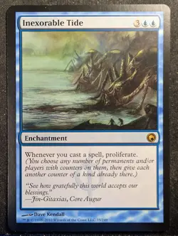 Inexorable Tide - Scars of Mirrodin (MTG) - Image 1