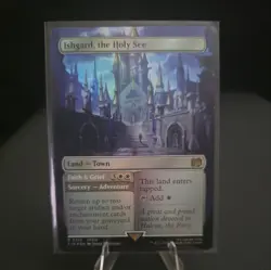 Magic The Gathering Ishgard, the Holy See (Borderless) Final Fantasy Foil - Image 1