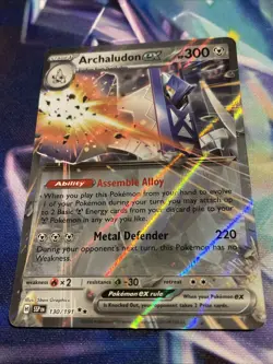 Pokemon TCG Archaludon ex 130/191 Double Rare Surging Sparks NM/M - Image 2