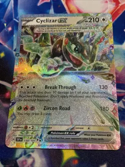Pokemon TCG Cyclizar ex 159/191 Double Rare Surging Sparks NM/M - Image 1