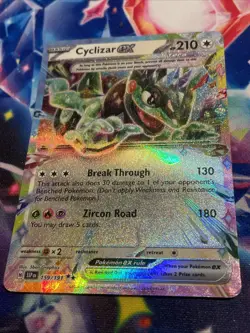 Pokemon TCG Cyclizar ex 159/191 Double Rare Surging Sparks NM/M - Image 2