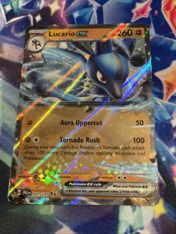 Pokemon TCG Lucario ex 051/131 Double Rare Holo Prismatic Evolutions NM/M - Image 1