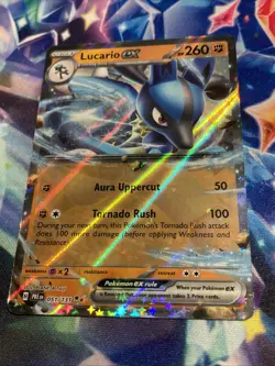 Pokemon TCG Lucario ex 051/131 Double Rare Holo Prismatic Evolutions NM/M - Image 2
