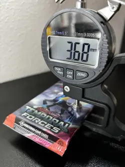 Pokemon Temporal Forces Booster Pack Sealed 22.67g 3.68mm Heaviest! - Image 3