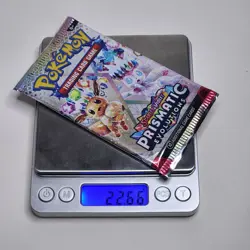22.66g VERY HEAVY! Prismatic Evolutions Pokemon Factory Sealed Booster Pack - Image 1