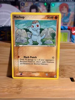 MACHOP 57/92 EX Legend Maker Unlimited Vintage Pokemon TCG Lightly Played - Image 1