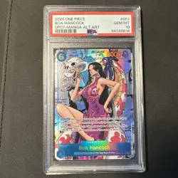 2024 ONE PIECE OP07-500 YEARS IN THE FUTURE #051 BOA HANCOCK MANGA PSA 10 - Image 1
