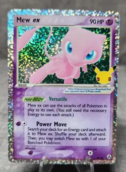 Pokemon TCG card Mew ex 88/92 Celebrations: Classic Collection Holo Nice ! Mint - Image 1