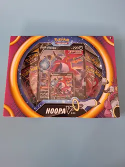 Pokemon Hoopa v Box Fusion Strike Trading Card Game New and FACTORY SEALED - Image 1