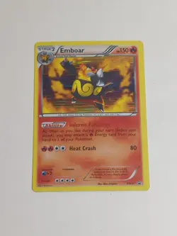 Emboar BW21 Black & White Promo Set Black Star Promo Holo Pokemon Card LP - Image 1