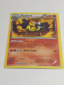 Emboar BW21 Black & White Promo Set Black Star Promo Holo Pokemon Card LP - Image 2