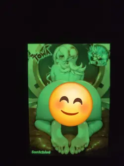 Towa Custom Glow In The Dark Waifu Card Fan Art - Image 2