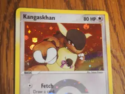 Pokemon 2004 Pokemon Fire Red Leaf Green Kangaskhan foil card, mint condition - Image 3