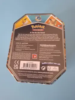VAPOREON - POKEMON TIN NEW SEALED mint condition RARE TCG trading card game tin - Image 3
