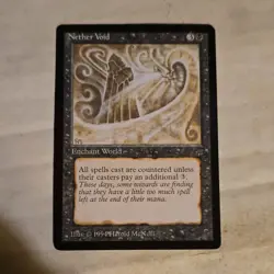 Wizards Magic: The Gathering Nether Void Legends Rare Enchant World 1994 - Image 1