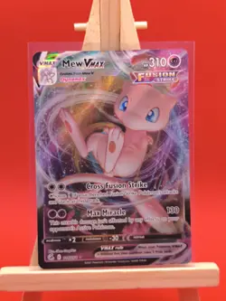 Mew VMAX 114/264 Fusion Strike Full Art Ultra Rare Holo Pokemon Card * New * - Image 2