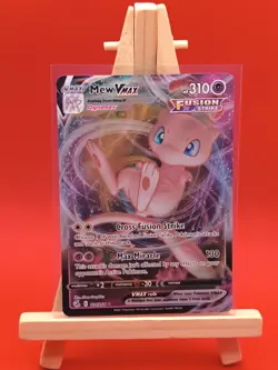 Mew VMAX 114/264 Fusion Strike Full Art Ultra Rare Holo Pokemon Card * New * - Image 3