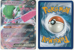 Pokemon Iron Valiant ex SVP 068 Scarlet & Violet Holo Black Star Promo NM - Image 2