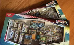 2x Pokemon Prismatic Evolutions Lucario EX & Tyranitar EX Premium Box Sealed - Image 2