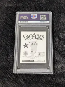 1999 Topps Merlin Pokemon Sticker #83 Farfetch'd PSA 9 Mint - Image 2