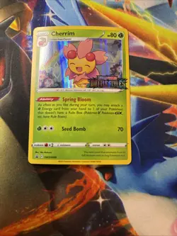 Pokemon TCG Cherrim SWSH088 Battle Styles Pre Release Promo - Image 2