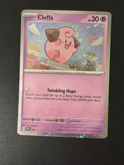 Cleffa 095 | NM | Cosmos | 2 Swirls | Black Star Promo | English Pokemon #095 - Image 3