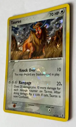 Pokemon TCG Tauros Reverse Holo (16/112) EX Fire Red & Leaf Green 2004 - NM - Image 2