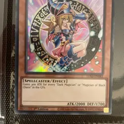 *** DARK MAGICIAN GIRL *** 1ST EDITION HOLOGRAPHIC ULTRA RARE LDS3-EN082 YUGIOH! - Image 3