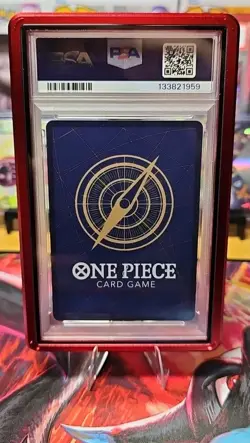 One Piece Lucky Roux Treasure Rare (TR) OP09-015 A Fist of Divine Speed PSA 10 - Image 2