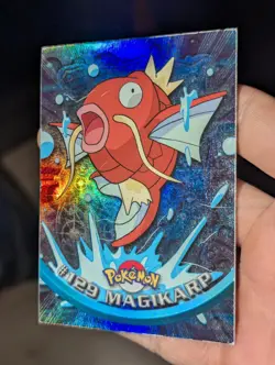 Magikarp Rainbow foil Topps Series 3 Pokemon Card MP 🌈 - Image 2