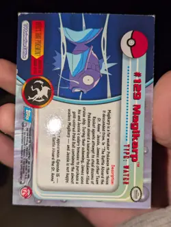 Magikarp Rainbow foil Topps Series 3 Pokemon Card MP 🌈 - Image 3