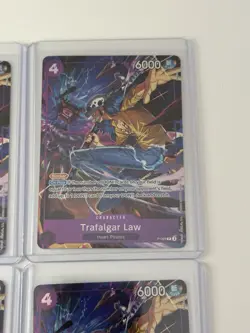 Trafalger Law P-093 Illustration Box Vol. 6 Promo 4 Card Play Set Lot One Piece - Image 3