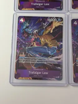 Trafalger Law P-093 Illustration Box Vol. 6 Promo 4 Card Play Set Lot One Piece - Image 4