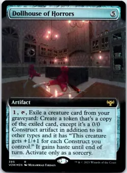 Dollhouse of Horrors (Extended Art) (Foil) Innistrad: Crimson Vow, 395 NM - Image 1