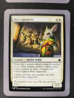 MTG Foundations C Hare Apparent #0015 - Image 1