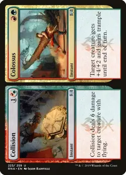 COLLISION COLOSSUS X 4 N/M- RAVNICA ALLEGIANCE MAGIC THE GATHERING - Image 1