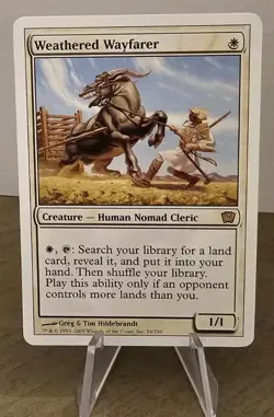 Weathered Wayfarer 2005 MTG Core Set 9th Edition White Rare NM - Image 1