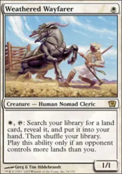 1x Weathered Wayfarer Moderate Play MTG Magic - Kid Icarus - - Image 1