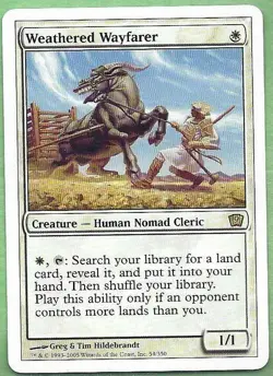 Weathered Wayfarer MTG 9th Edition - Magic the Gathering - Image 1