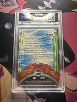 2000 Topps Pokemon #HV4 James Foil Animation Series 2 PSA 8. POP 7 - Image 2