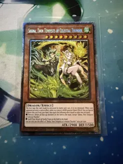 Yu-Gi-Oh! 1x Shiina, Twin Tempests BPRO-EN027 Starlight Rare NM 1st - IN HAND - Image 1