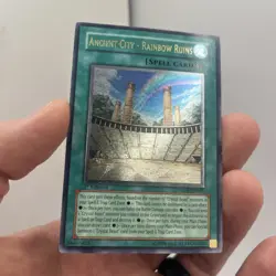 Yu-Gi-Oh Ancient City - Rainbow Ruins FOTB-EN045 1st Edition Ultimate Rare LP - Image 4