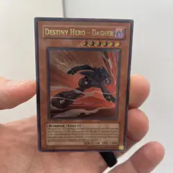 Yugioh Destiny Hero Dasher Ultimate Rare POTD-EN017 Unlimited LP - Image 1