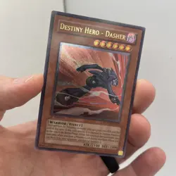 Yugioh Destiny Hero Dasher Ultimate Rare POTD-EN017 Unlimited LP - Image 2