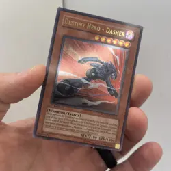 Yugioh Destiny Hero Dasher Ultimate Rare POTD-EN017 Unlimited LP - Image 3