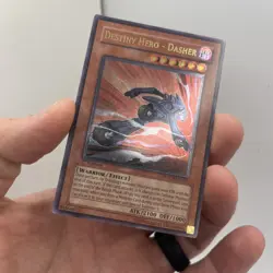 Yugioh Destiny Hero Dasher Ultimate Rare POTD-EN017 Unlimited LP - Image 4