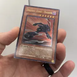 Yugioh Destiny Hero Dasher Ultimate Rare POTD-EN017 Unlimited LP - Image 5