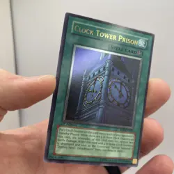 Yugioh Clock Tower Prison EOJ-EN048 Ultimate Rare 1st Ed Very Light play - Image 3
