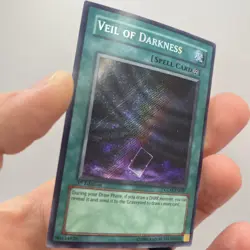 Yugioh Veil of Darkness GLAS-EN088 Secret Rare 1st Ed - Image 2