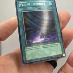 Yugioh Veil of Darkness GLAS-EN088 Secret Rare 1st Ed - Image 4